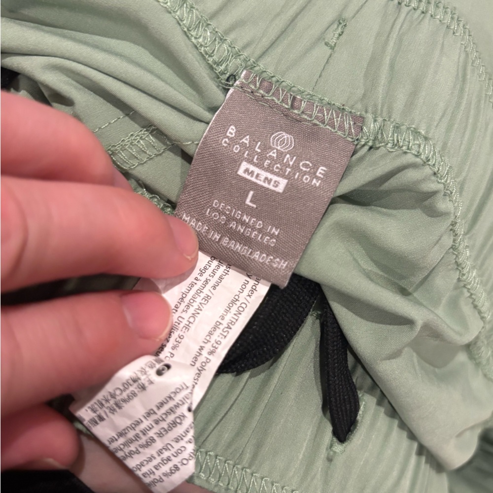 Balance Collection Sage Green Active Shorts Size Large - Picture 2 of 6
